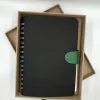 Ежедневник недатированный на пружине, искусственная кожа.